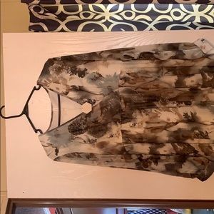 Maternity maxi dress